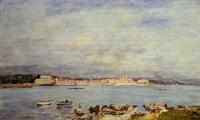 Boudin, Eugene - Antibes, Vue pris de la salis